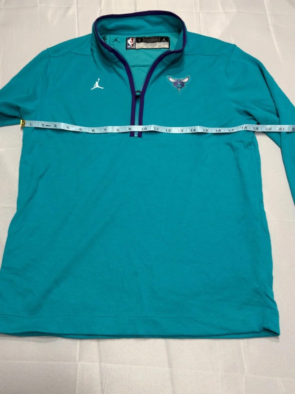 Jordan Charlotte Hornets 2023/24 Authentic Dri-FIT Half Zip Pullover Men’s S